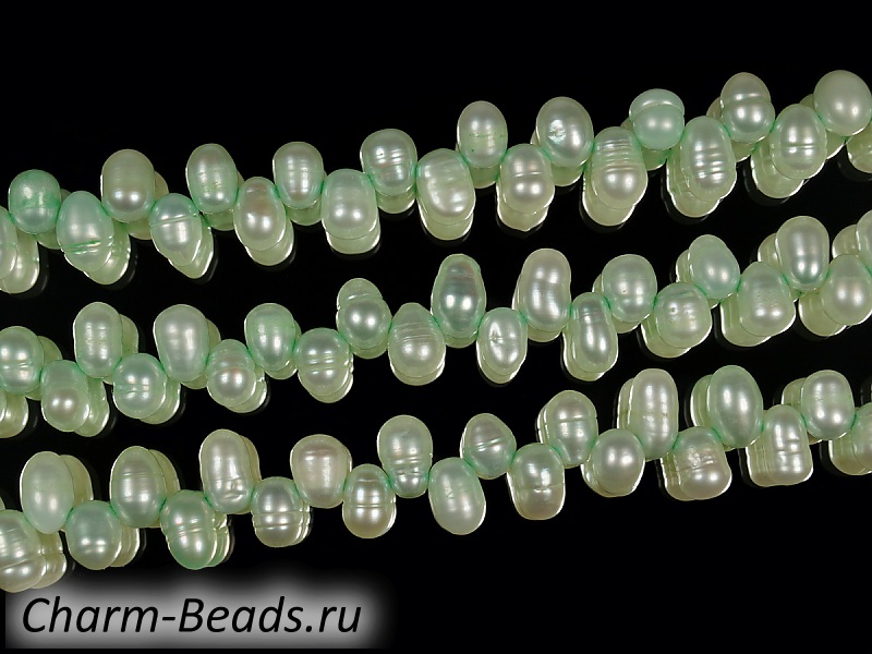 Бусины жемчуга 7x5мм
