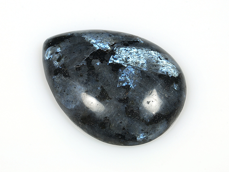 Кабошон ларвикита (норвежского спектролита, лабрадора).  Погрешность измерения 0, 5 - 1 мм. Мелкие выемки. | Интернет-магазин товаров для рукоделия