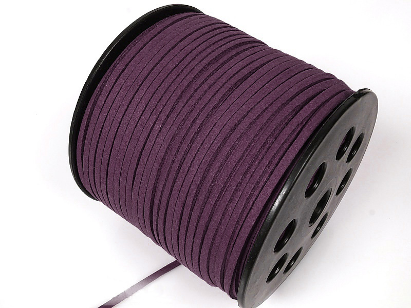 Шнур замшевый фиолетовый для создания украшений.&nbsp;
