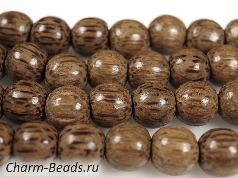 Бусины из дерева пальмы. Филиппины. Диаметр отверстия 5 мм. На некоторых бусинах могут встречаться незначительные потертости поверхности. Размеры бусин могут отличаться с погрешностью в 0,5-1 мм. Цена указана за одну бусину.  | Интернет-магазин товаров для рукоделия
