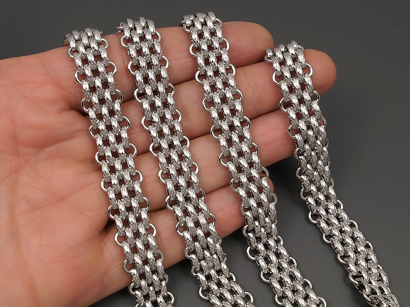 Ювелирная цепочка кирпичное плетение