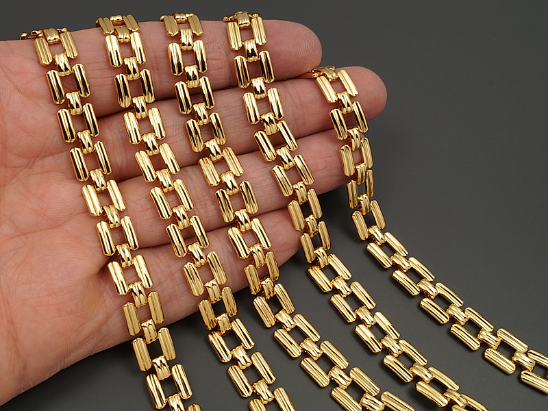 Ювелирная цепочка кирпичное плетение