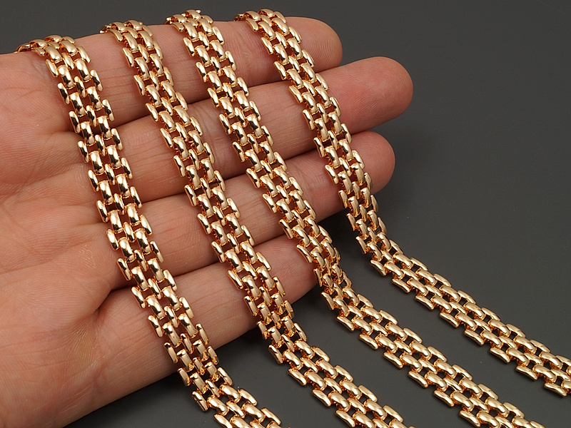 Ювелирная цепочка кирпичное плетение