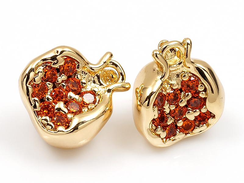 Подвеска "Золотой гранат"