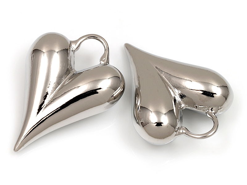 Подвеска "Гладкое серебряное сердце"