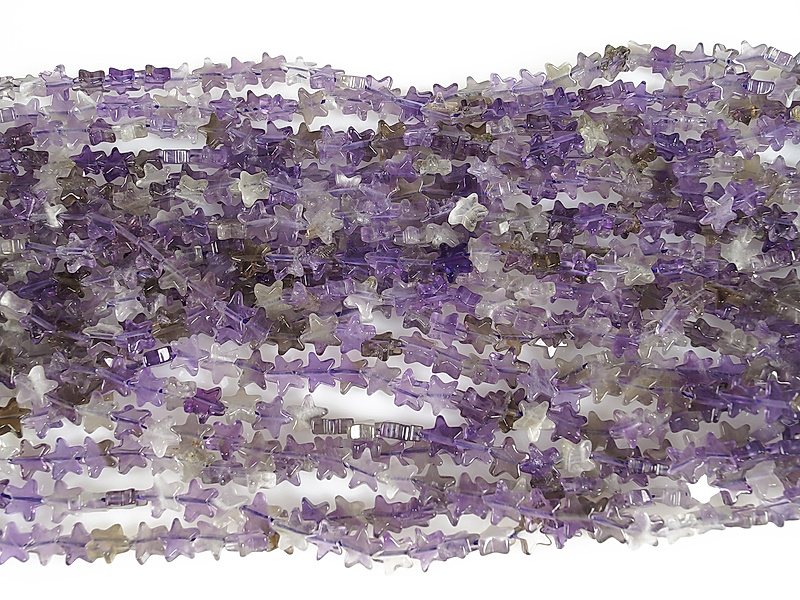 Бусины звезды аметиста