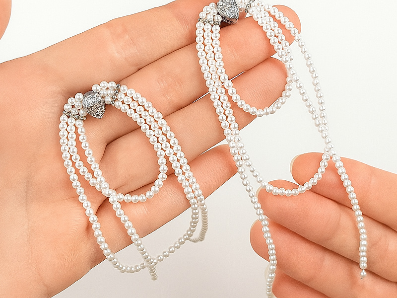 Набор материалов "Серьги Брунелло Кучинелли с жемчугом майорка"