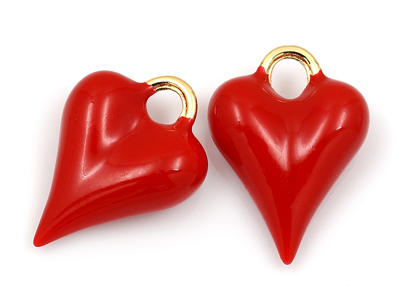 Подвеска "Красное сердце" для создания бижутерии (украшений). Покрытие - золото 14К, красная эмаль. Размеры - 18х15.5х6.5 мм. В длину с подвесным колечком - 21 мм. Диаметр подвесного колечка - 3 мм, толщина - 1 мм, колечко замкнуто. Цена указана за штуку.
| Интернет-магазин товаров для рукоделия