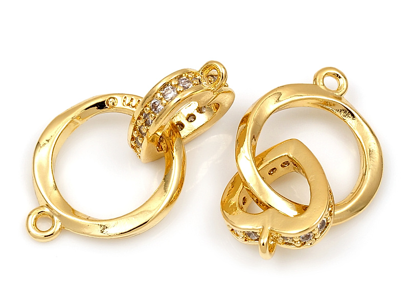 Коннектор "Сердце с золотым кругом" для создания бижутерии (украшений). Покрытие - золото 14К. Вставки - инкрустация фианитами. Размеры - 20х12х2 мм. Диаметр подвесных колечек - 1 мм. Размеры круга 12х1.5 мм. Размеры сердца - 9х9х2.2 мм. Цена указана за штуку.
| Интернет-магазин товаров для рукоделия