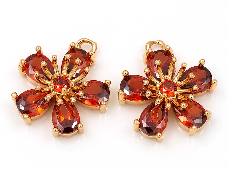 Подвеска "Цветок с родолитом" для создания бижутерии (украшений). Покрытие - золото 14К. Вставки - ювелирные кристаллы под гранат родолит. Диаметр подвесного колечка - 1.5 мм, колечко замкнуто. Цена указана за штуку.
| Интернет-магазин товаров для рукоделия