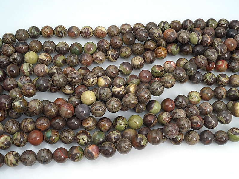 Бусины цветочного агата