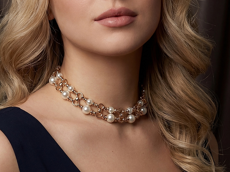 Набор материалов "Колье в стиле Булгари"