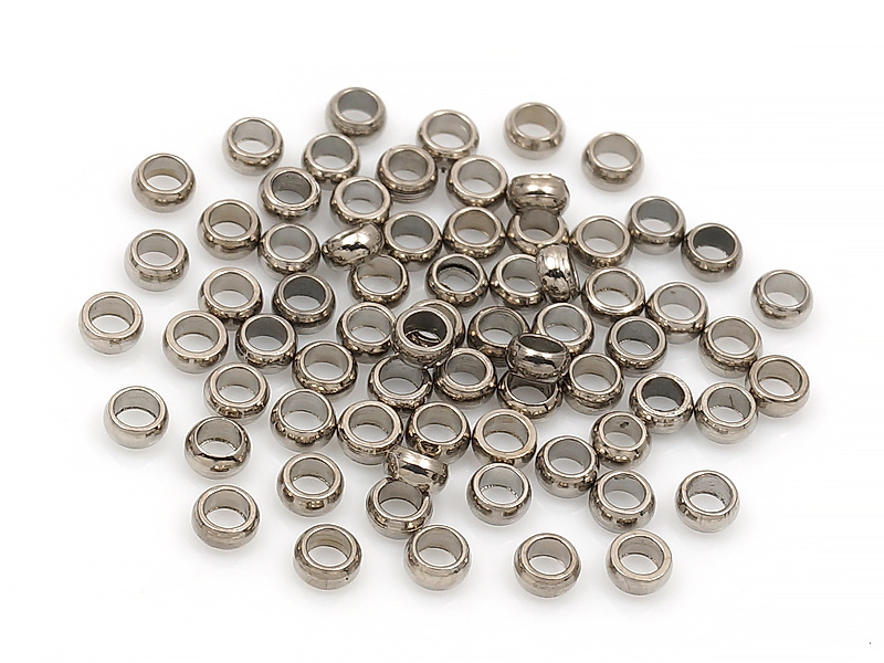 Кримпы бублики из нержавеющей стали 2x1мм