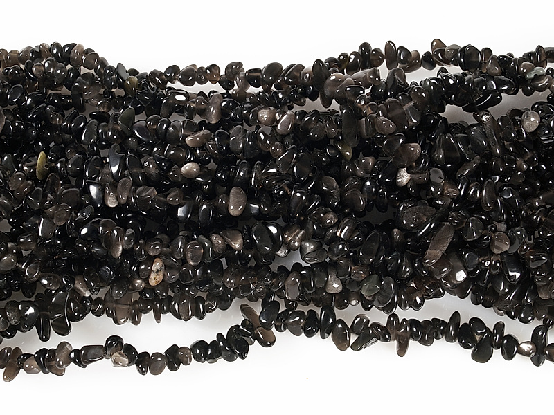 Крошка серебристого обсидиана