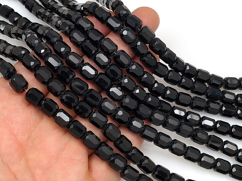 Бусины граненые бочонок "Шпинель" 8.5x7.5мм