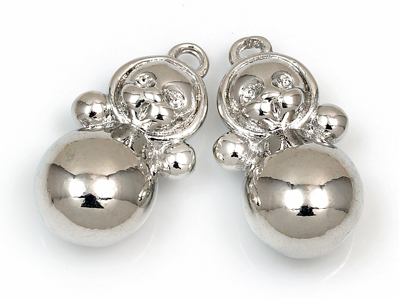 Подвеска "Серебряная неваляшка"