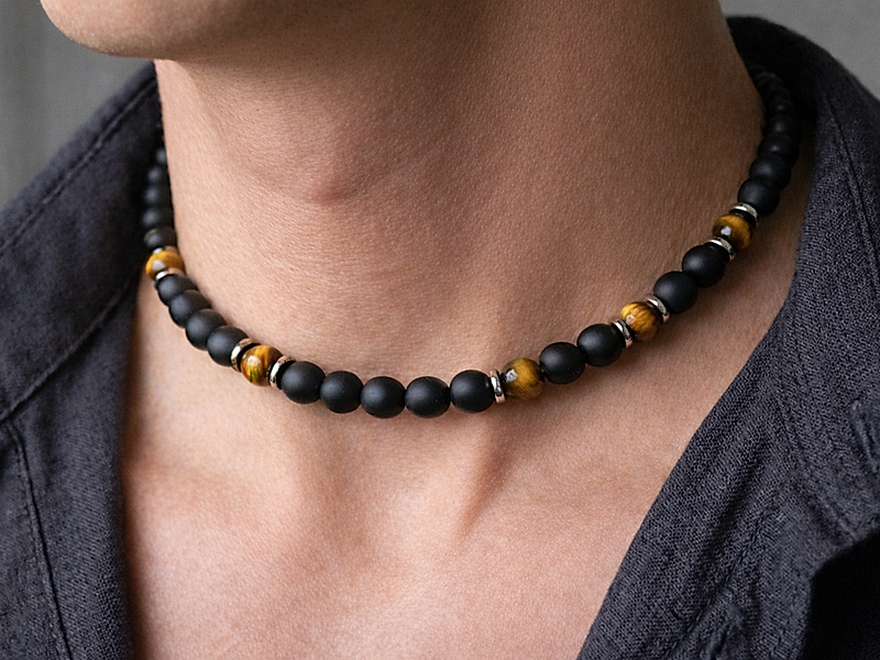 Набор материалов "Мужской чокер "Охота на тигра"