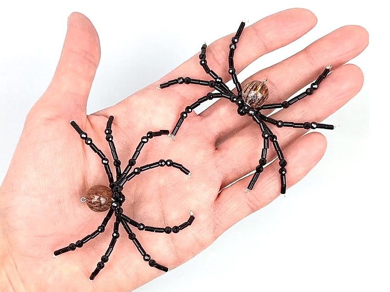 Набор материалов "Чокер с подвеской паучком"