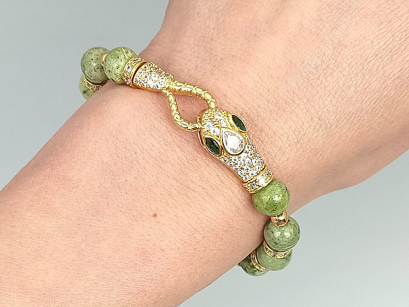 Набор материалов "Браслет золотая змейка"