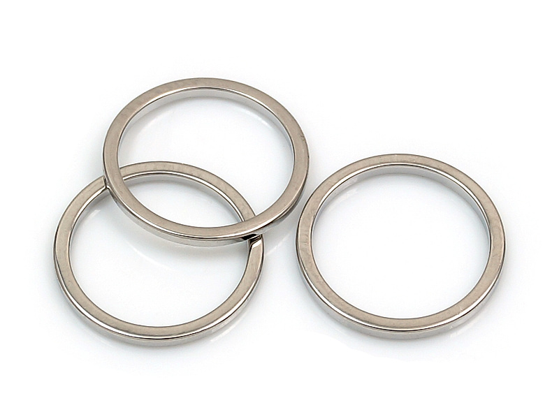 Подвеска "Серебряный круг" 12x1мм