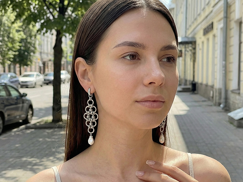 Набор материалов "Винтажные серьги"