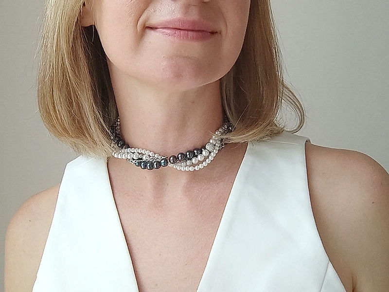 Набор материалов "Запутанный чокер  трансформер"