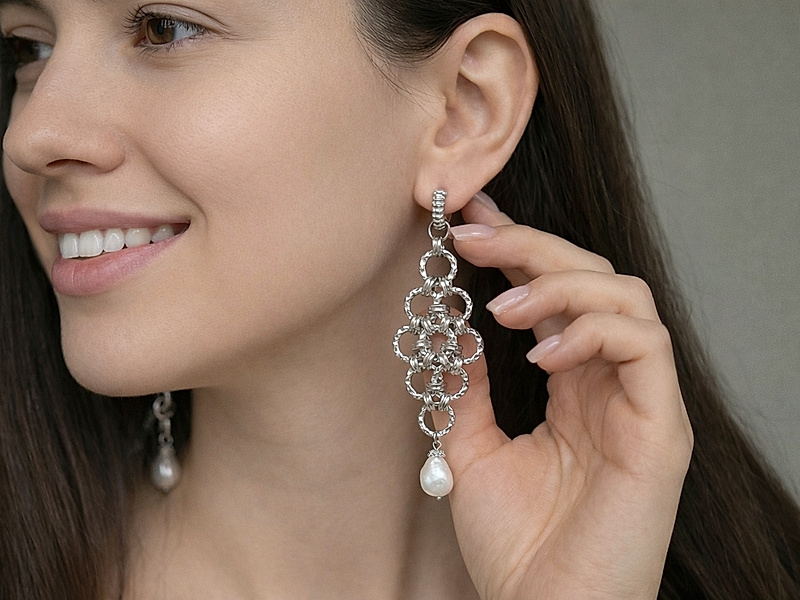 Набор материалов "Винтажные серьги"