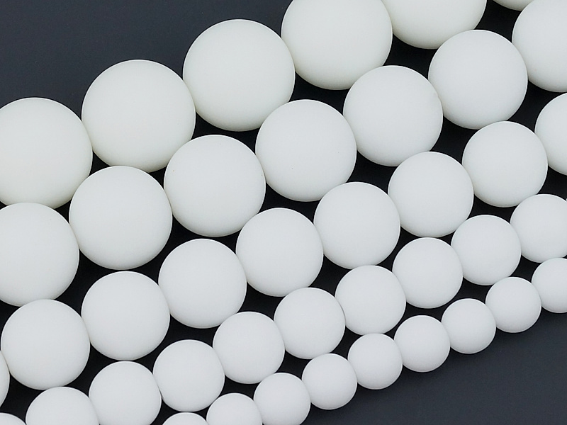 Бусины матового "белого агата" (ударопрочный, водонепроницаемый композит). Диаметр отверстия 1.2 мм. Размеры, вес, длина и количество бусин на нити указаны примерно. Точнее замеряем по требованию.
| Интернет-магазин товаров для рукоделия