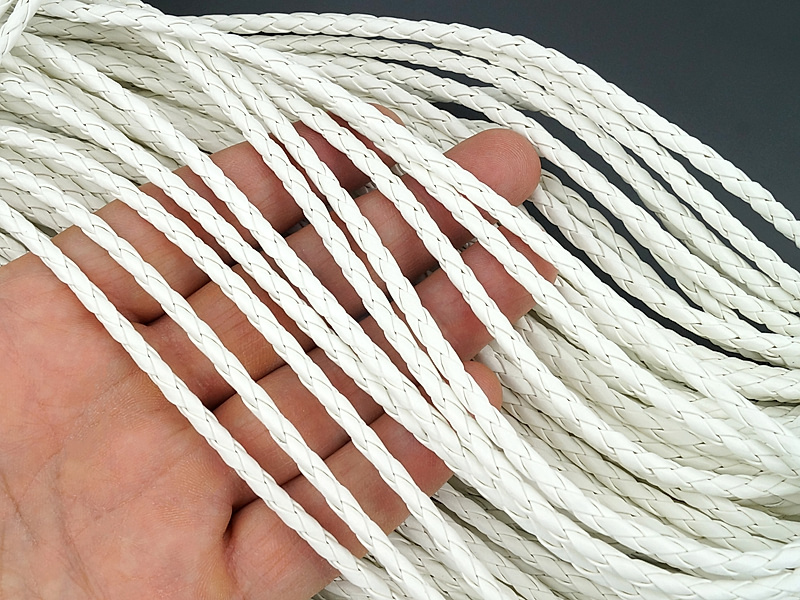 Плетеный шнур из искусственной кожи. Цена указана за 1 метр. | Интернет-магазин товаров для рукоделия