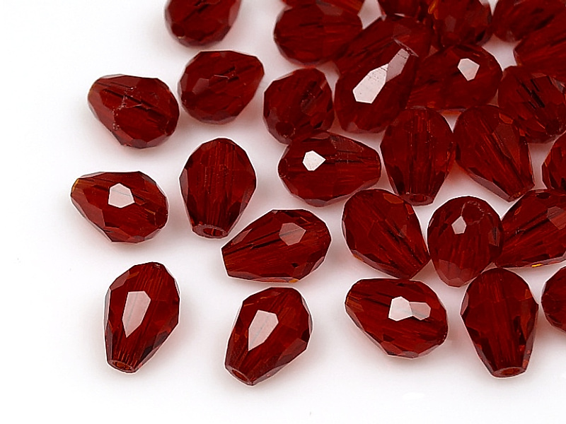 Бусины граненые капли