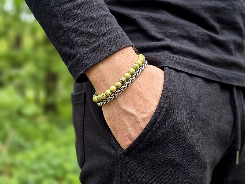 Набор материалов "Мужской браслет "Хаки"