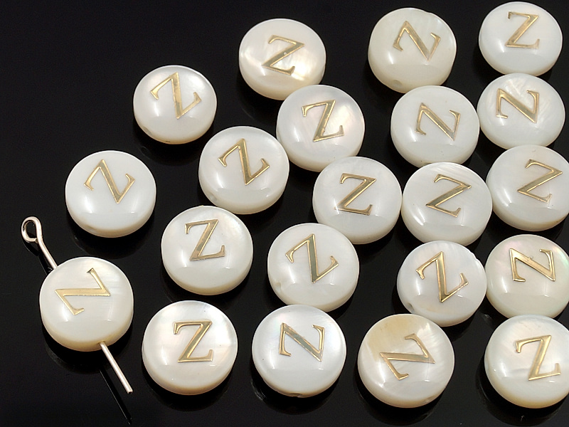 Бусина монетка "Буква Z" из белого перламутра Диаметр отверстия 0.4 мм. Размеры и вес усреднены. Точнее замеряем по требованию.
 | Интернет-магазин товаров для рукоделия