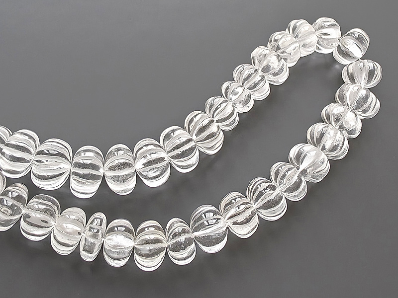 Резные бусины тыквы горного хрусталя. Месторождение - Бразилия. Диаметр отверстия 0.4 мм. Размеры и вес усреднены. Точнее замеряем по требованию. Мелкие выемки.
 | Интернет-магазин товаров для рукоделия