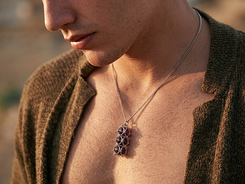 Набор материалов "Мужской кулон "Триада" латунь