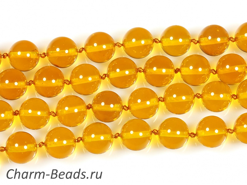 Бусины янтаря 8мм