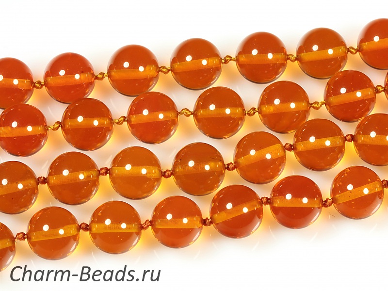 Бусины янтаря 10мм