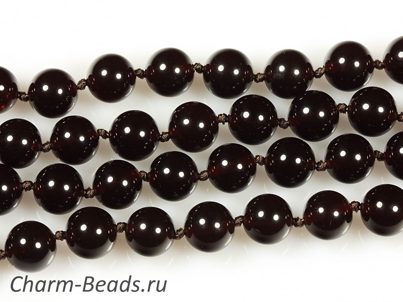 Бусины янтаря 8мм