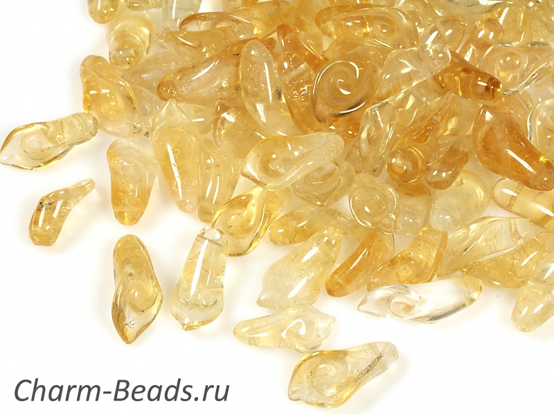 Резные бусины цитрина. Диаметр отверстия у основания 0.8 мм. Цена указана за одну бусину. Размеры указаны усредненные и отличаются между бусинами. | Интернет-магазин товаров для рукоделия