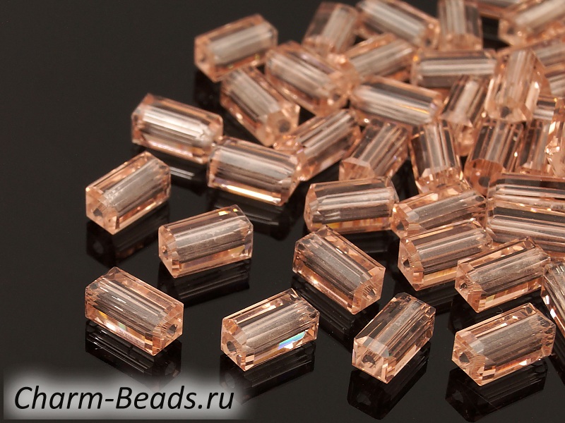 Бусины граненые прямоугольные 6x3мм