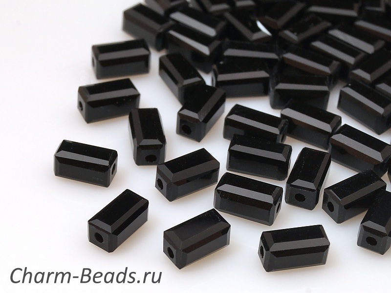 Бусины граненые прямоугольные 6x3мм