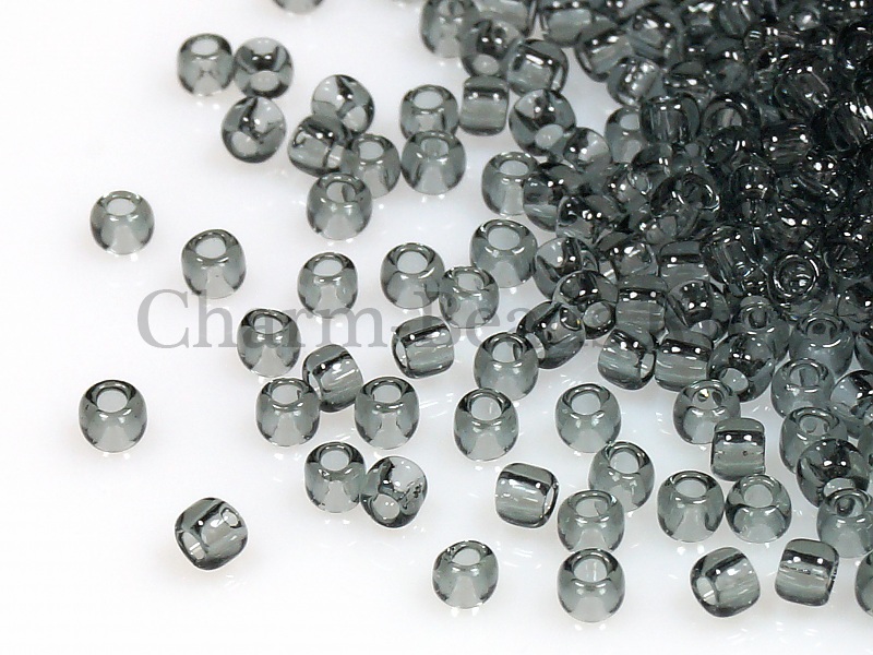 Бисер Toho, размер 11/0. Цвет #9B (Прозрачный, серый).  Цена указана за 10 грамм. Производитель - Япония. | Интернет-магазин товаров для рукоделия