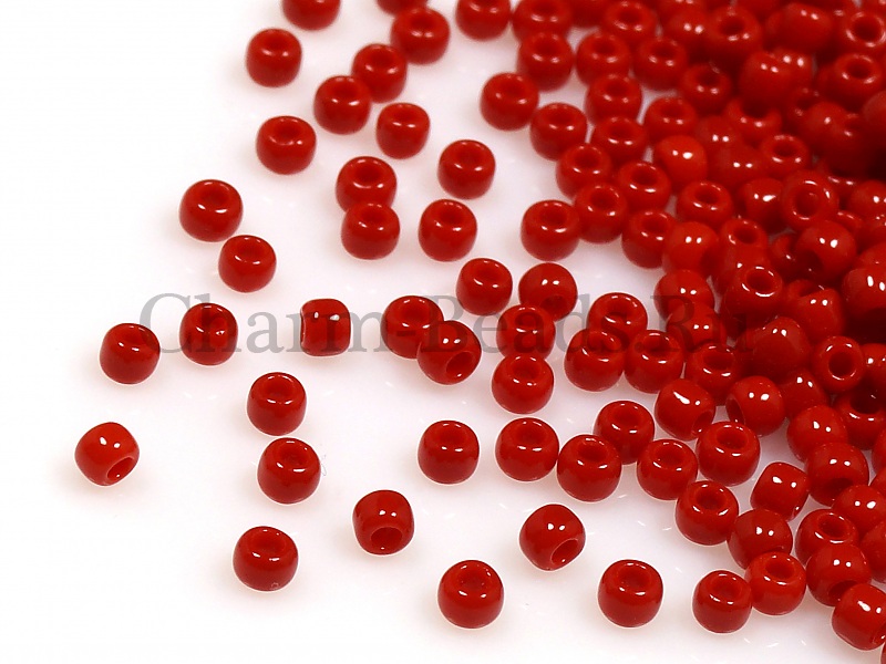 Бисер Toho, размер 11/0. Цвет #45 (Непрозрачный, красный перец). Цена указана за 10 грамм. Производитель - Япония. | Интернет-магазин товаров для рукоделия