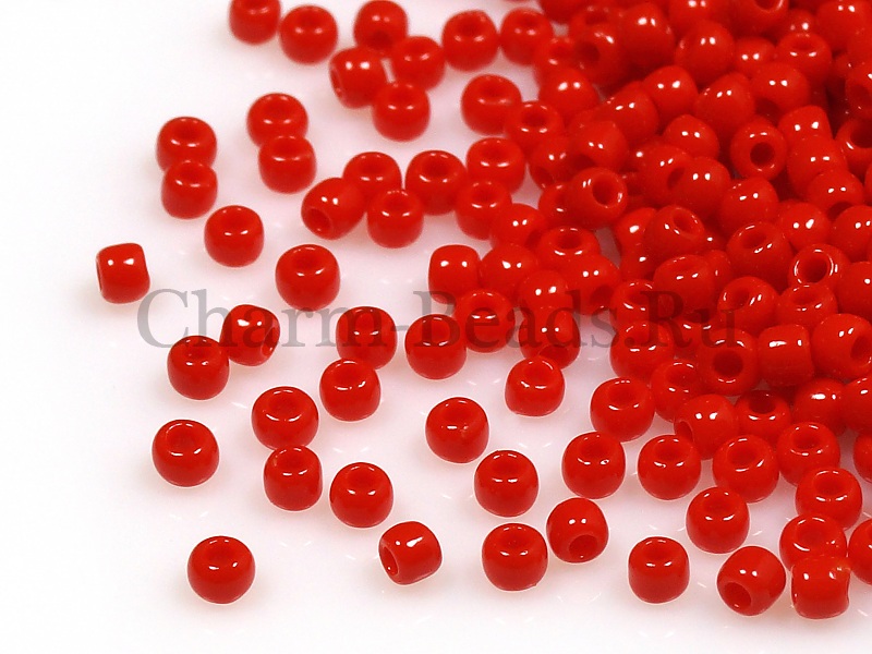 Бисер Toho, размер 11/0. Цвет #45A (Непрозрачный, вишня). Цена указана за 10 грамм. Производитель - Япония. | Интернет-магазин товаров для рукоделия