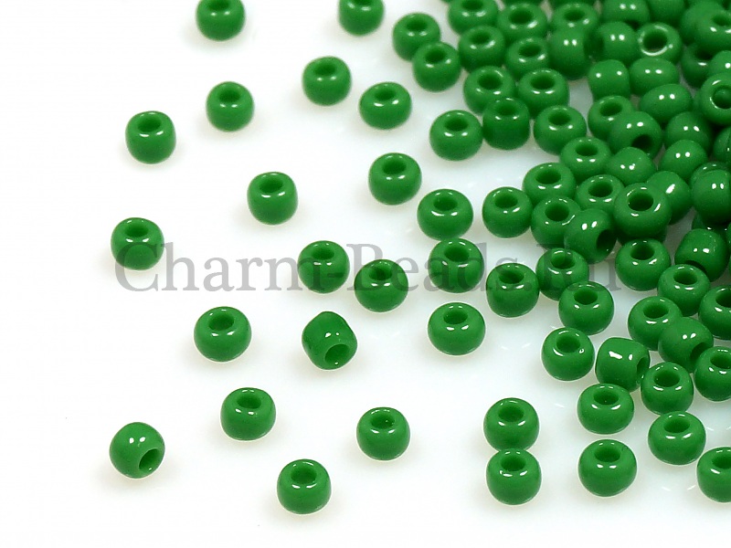 Бисер Toho, размер 11/0. Цвет #47D (Непрозрачный, клевер). Цена указана за 10 грамм. Производитель - Япония. | Интернет-магазин товаров для рукоделия