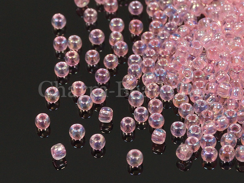 Бисер Toho, размер 11/0. Цвет #171 (радужный окрашенный, балерина). Цена указана за 10 грамм. Производитель - Япония. | Интернет-магазин товаров для рукоделия