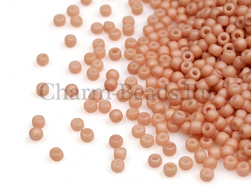 Бисер Toho, размер 11/0.  Цвет #764 (Матовый непрозрачный, пастель, креветка). Производитель - Япония. Цена указана за 10 грамм. | Интернет-магазин товаров для рукоделия