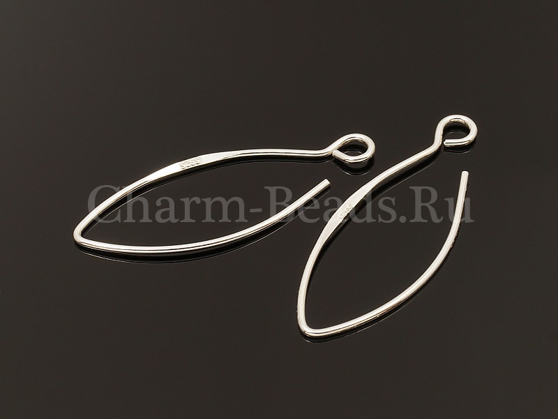 Швeнзы крючок 33 мм Sterling Silver 33x12мм