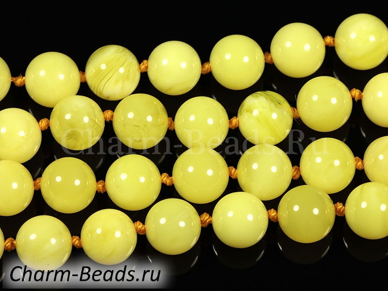 Бусины янтаря 8мм