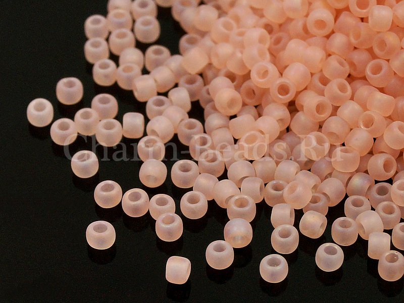 Бисер Toho, размер 11/0.Цвет #169F (Матовый радужный, розалин). Цена указана за 10 грамм. Производитель - Япония. | Интернет-магазин товаров для рукоделия