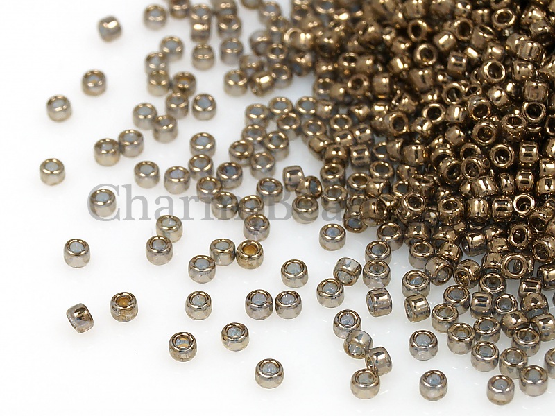 Бисер Toho, размер 15/0. Цвет #204 (Золотое сияние, монтана). Цена указана за 10 грамм. Производитель - Япония. | Интернет-магазин товаров для рукоделия